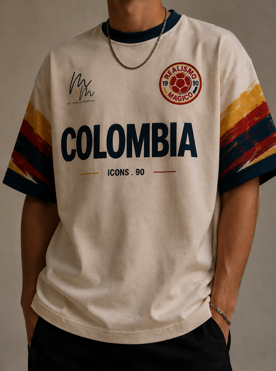 Camiseta Colombia Iconos 90's