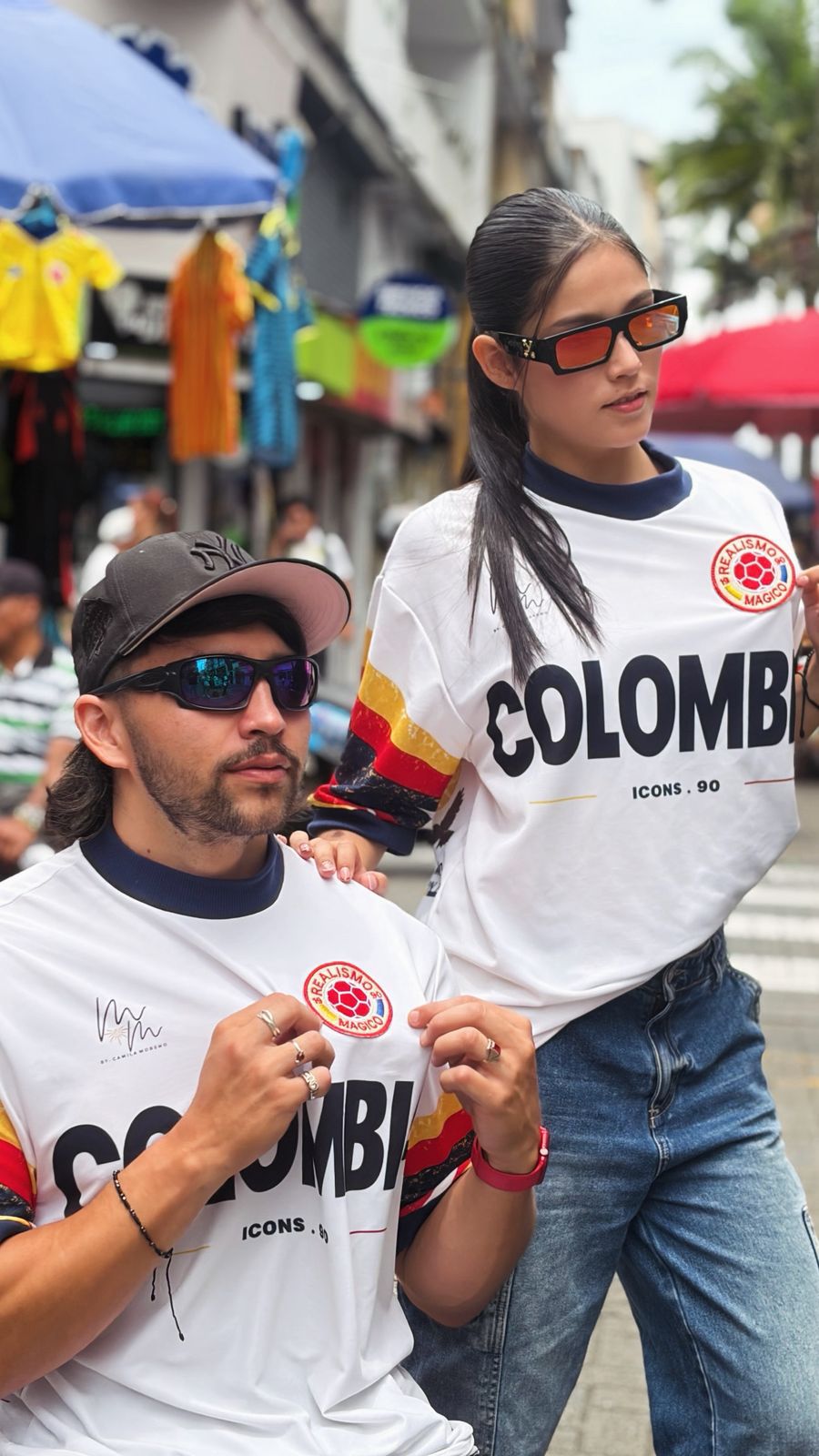 Camiseta Colombia Iconos 90's